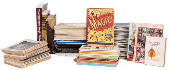 Extensive File of Vintage and Modern Magic Catalogs and Dealer Lists.