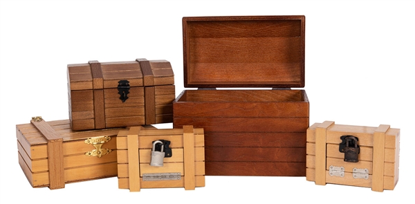 Group of Five Mikame Treasure Box Tricks.
