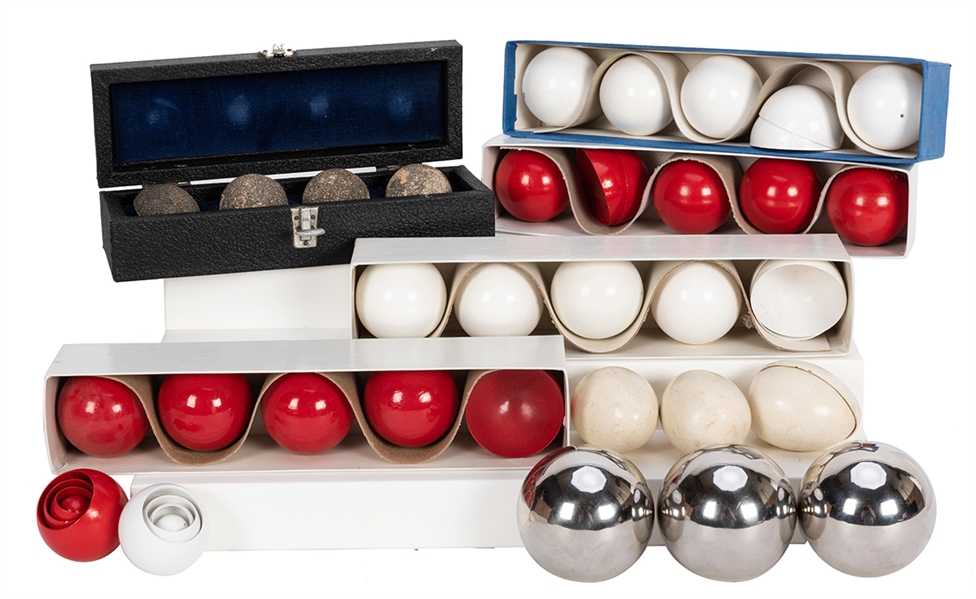 Group of Multiplying Billiard Ball Sets by Mikame and Others.