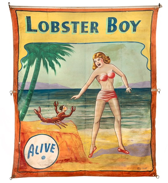 Lobster Boy. Alive.