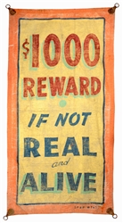 $1,000 Reward. Sideshow Banner.