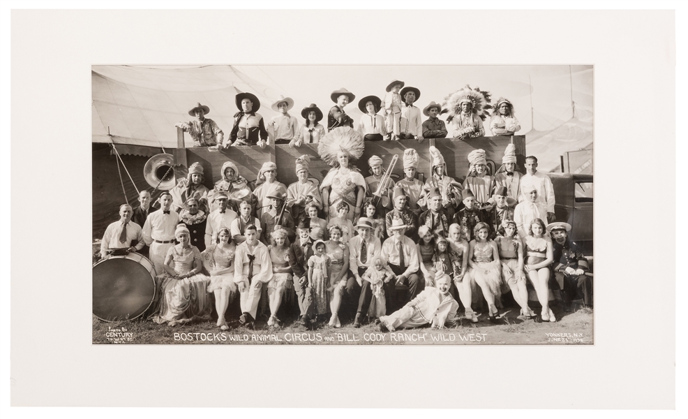 Bostock’s Wild Animal Circus and “Bill Cody Ranch” Wild West
