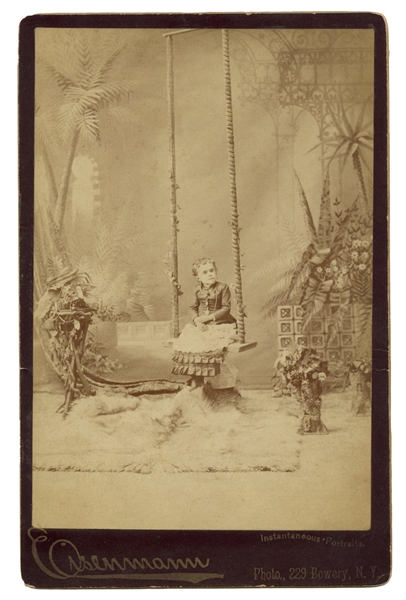 Princess Lucy Sideshow Performer Cabinet Card Photograph.