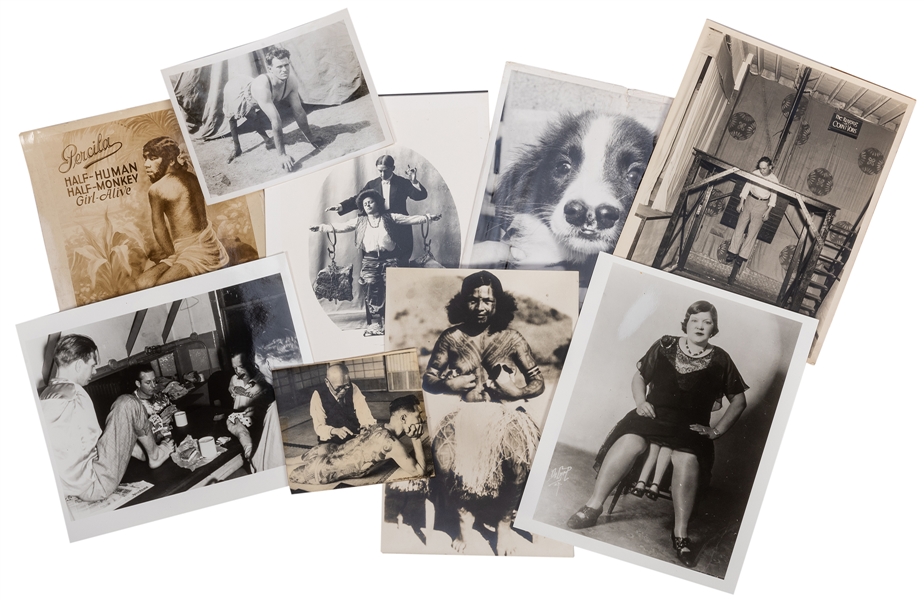 Collection of Vintage Sideshow Photos.