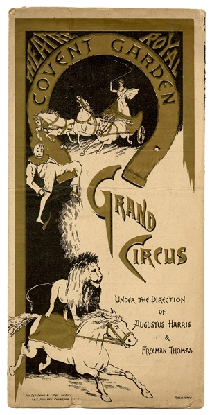 Theatre Royal Covent Garden Grand Circus Program.