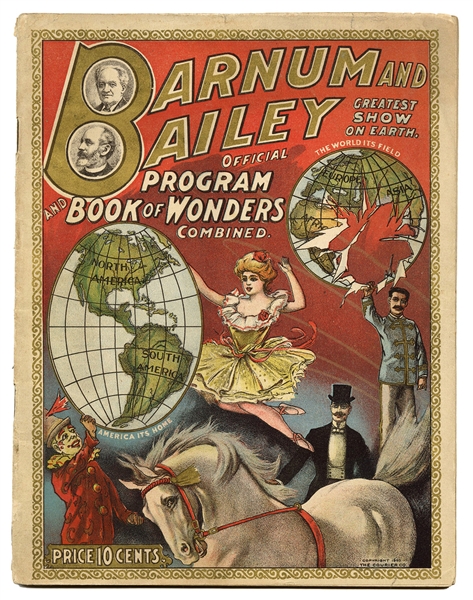 Barnum and Bailey Program and Book of Wonders.
