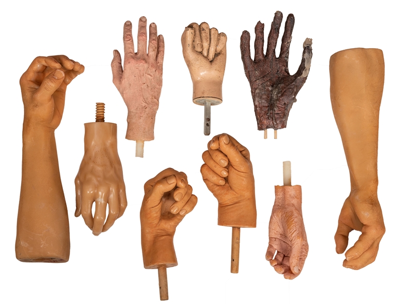 Arms and Hands for Wax Museum Figures.