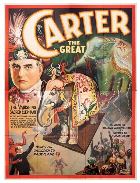 Carter the Great. The Vanishing Sacred Elephant.