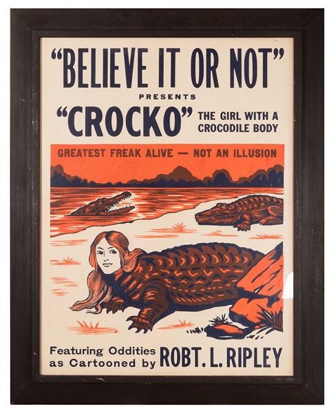 Crocko. The Girl with a Crocodile Body.