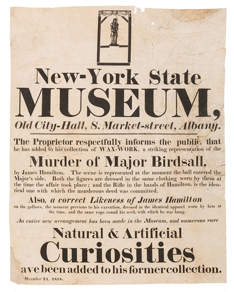 New-York State Museum. Natural & Artificial Curiosities.