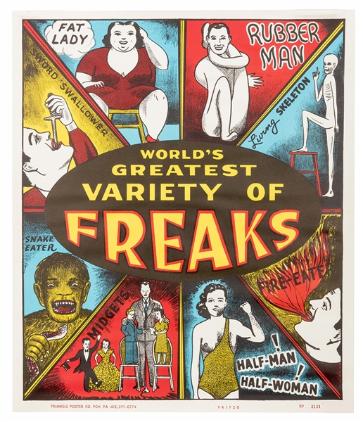 World’s Greatest Variety of Freaks.