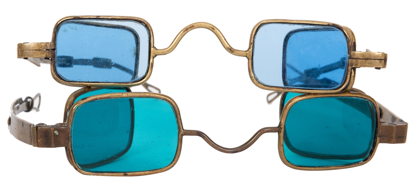 Two Double-D Lens Spectacles. 