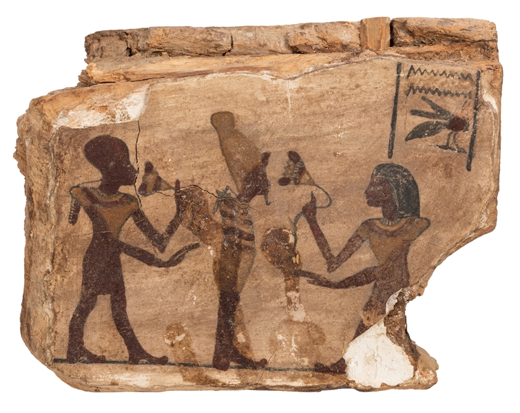 Egyptian Sarcophagus Fragment