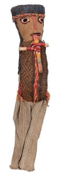 Large Peruvian Chancay Textile Doll.