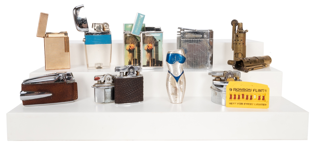 A Collection of Cigarette Lighters.