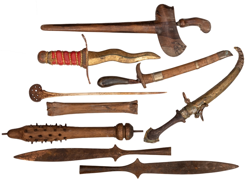 Lot of Ancient and Vintage Weapons.