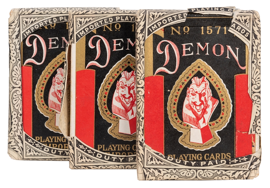 Demon No. 1571 Playing Cards.