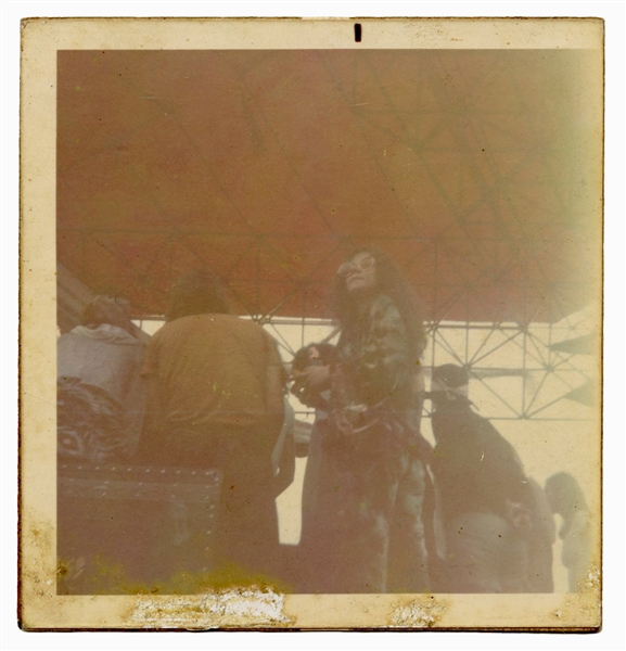 Janis Joplin Atlantic City Pop Festival Candid Polaroid Snapshot.