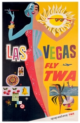 Las Vegas. Fly TWA.