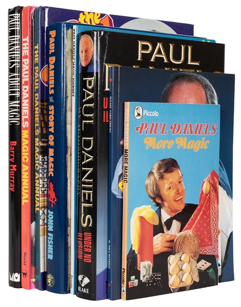Eight Paul Daniels Books, Two Signed.