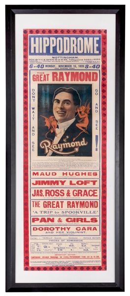 The Great Raymond Nottingham Hippodrome.