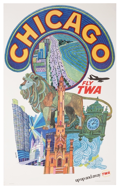 TWA. Fly TWA Chicago.
