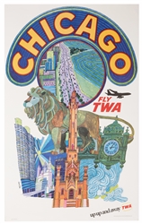 TWA. Fly TWA Chicago.
