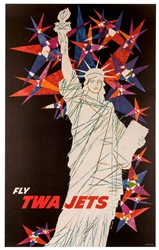 Fly TWA Jets. [New York].