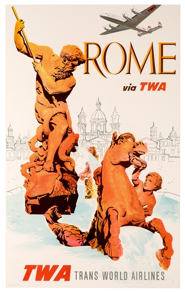 Rome Via TWA.
