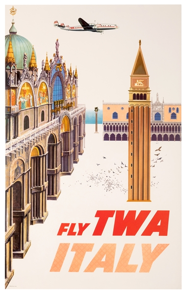 Fly TWA. Italy.