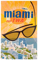 Miami. Fly TWA.