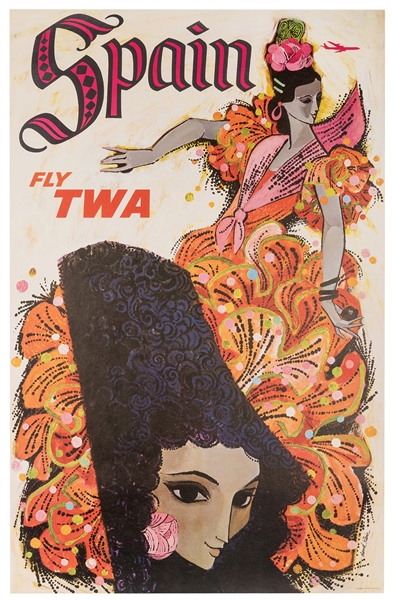 TWA. Fly TWA Spain.