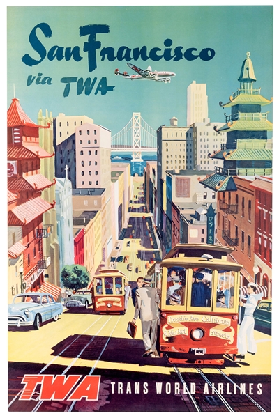 San Francisco Via TWA.