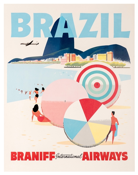Brazil. Braniff International Airways.