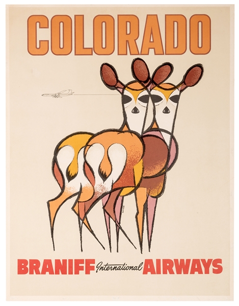 Colorado. Braniff International Airways.