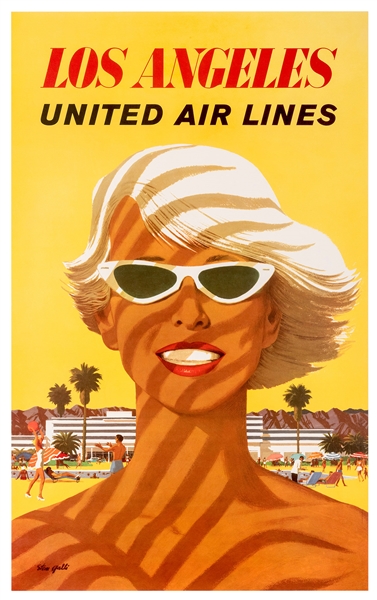 Los Angeles. United Air Lines.