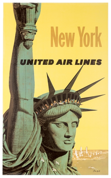 New York. United Air Lines.