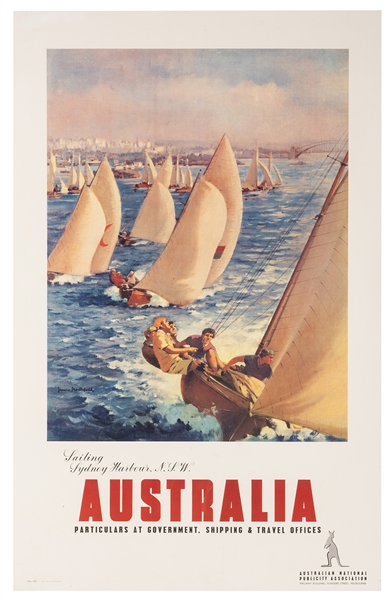 Australia. Sailing Sydney Harbour, N.S.W.