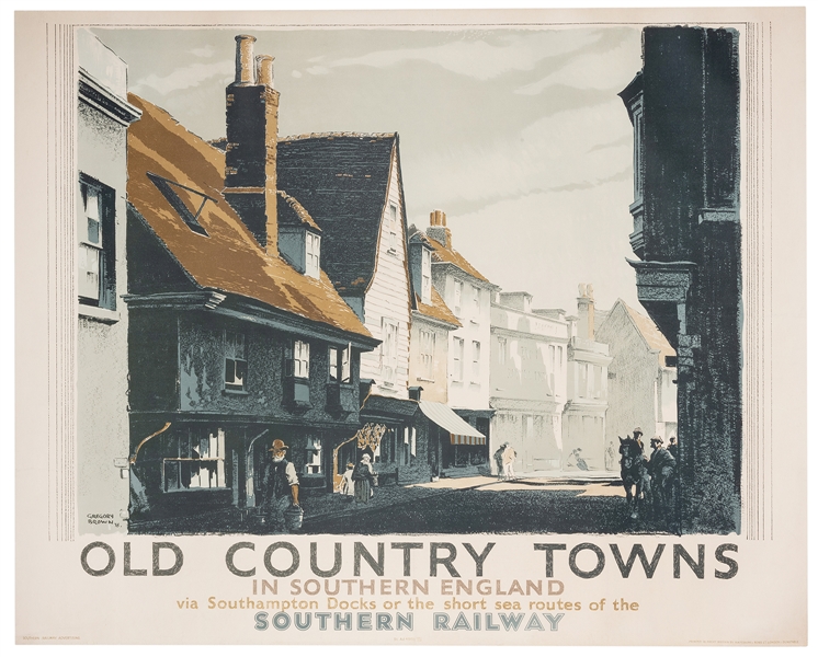 Old Country Towns in Southern England. Southern Railway.