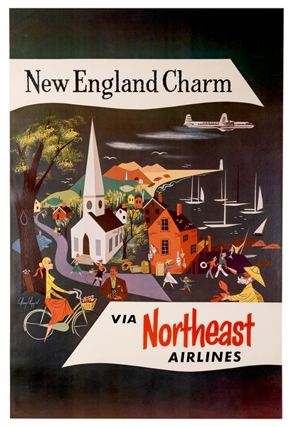 Northeast Airlines. New England Charm.