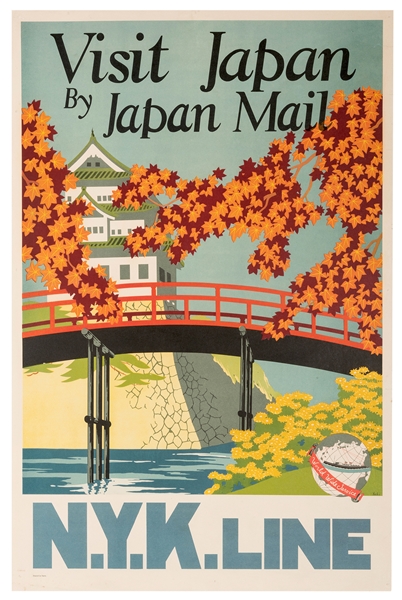 Visit Japan by Mail. N.Y.K. Line.