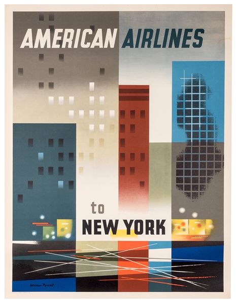 American Airlines. To New York.