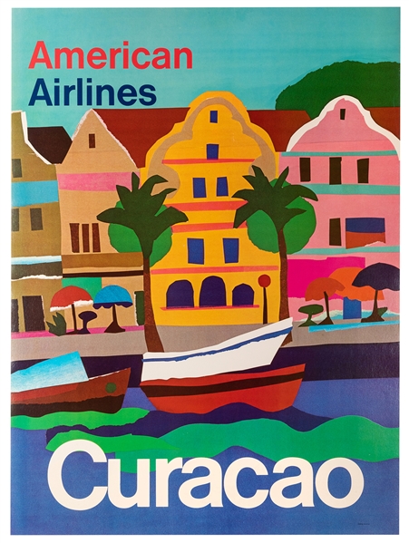 American Airlines. Curacao.