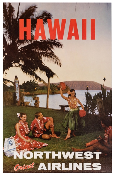 Hawaii. Northwest Orient Airlines.