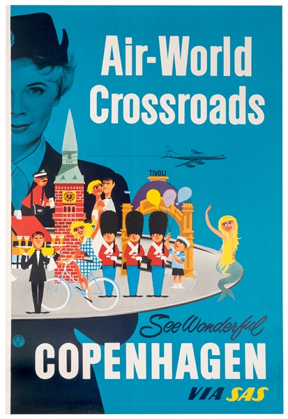 Scandinavian Airlines System. Copenhagen.