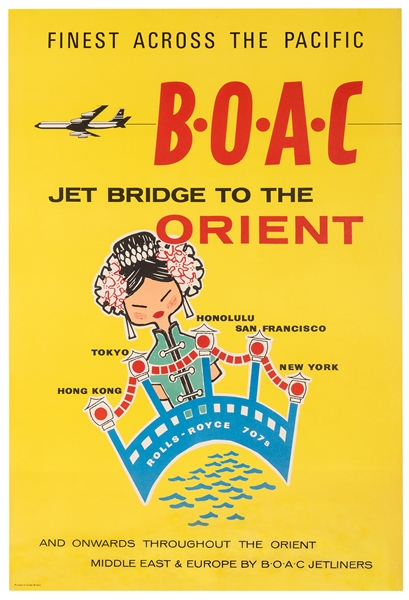 BOAC Jet Bridge to The Orient.