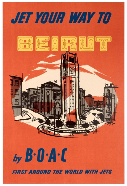 Jet Your Way to Beirut By BOAC.