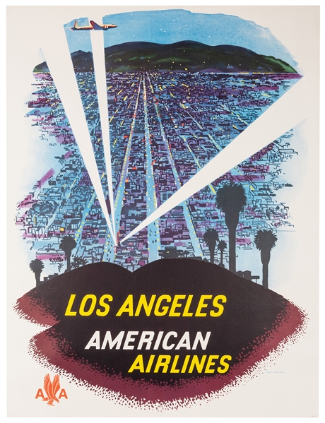 American Airlines. Los Angeles.