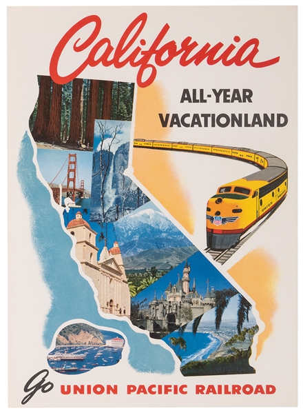 California. Go Union Pacific Railroad.