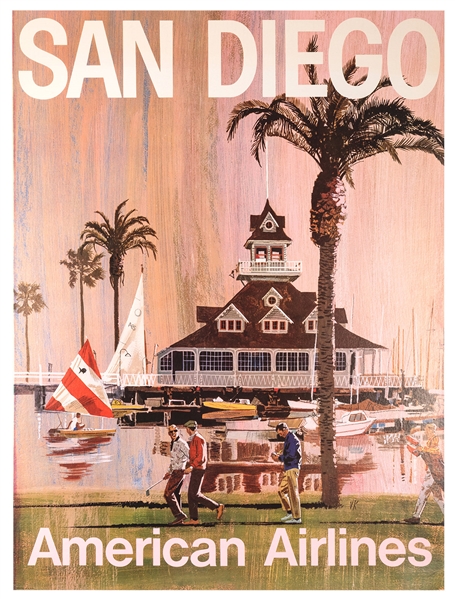 San Diego. American Airlines.